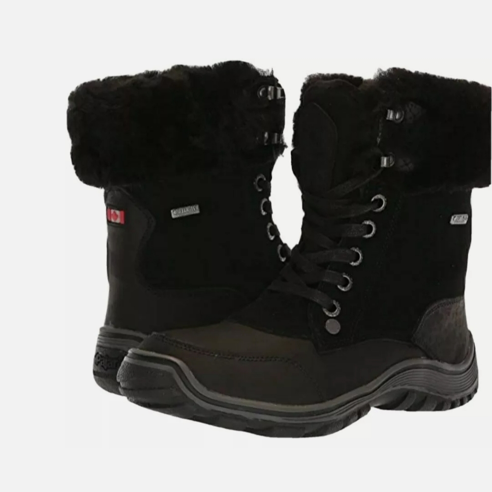 NWT Pajar Abbie Sheepskin Leather Waterproof Boots